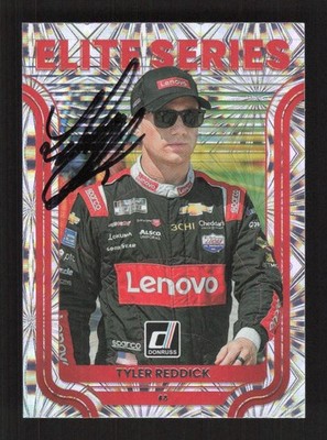 2023 Donruss #E7 Elite Series Tyler Reddick Signed IP Auto Autograph Card