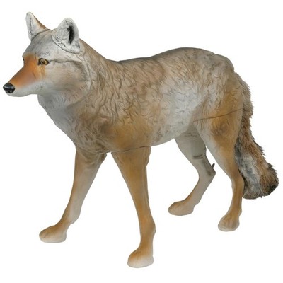 Realistic Motion Coyote Decoy with Faux Fur Tail~//