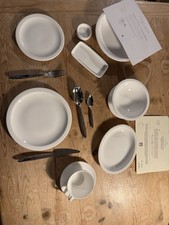 British Airways Concorde - Set Of  Royal Doulton Crockery And 4 Cutlery Pieces.