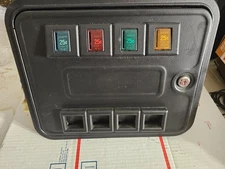 Arcade 4 Slots Coin Door & Frame Complete, with Lamps, Suzo-Happ Mechanisms.