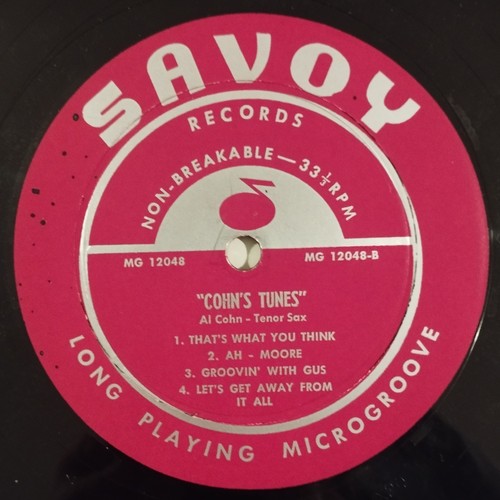 Al Cohn COHN'S TONES Savoy MG 12048 1°st USA - Foto 4 di 4
