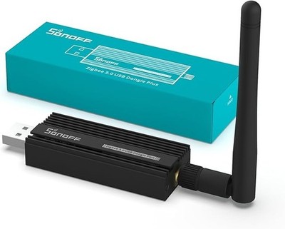 SONOFF Zigbee 3.0 USB Dongle Plus, Zigbee Gateway TI CC2652P + CP2102N Zigbee USB
