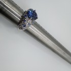 Women's Lab Tanzanians Silver Ring. Size 8 — photo 3