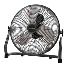 14" Industrial Grade Aluminum Blade Floor Fan Adjustable Tilt Room Ventilation