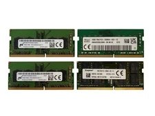 Micron Hynix Samsung 8GB 1Rx16 PC4-3200AA DDR4 Laptop RAM SO-DIMM (Lot of 93)
