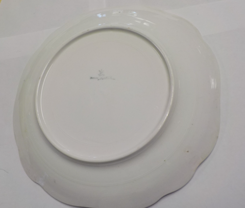 Homer Laughlin Serving Plate Cantaloupe, Blueberries, Nuts 10" x 10" - Picture 7 of 10