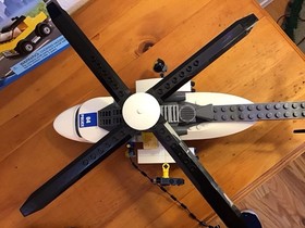 Lego 3658 City Police Helicopter Complete Set With Minifigures Manuals