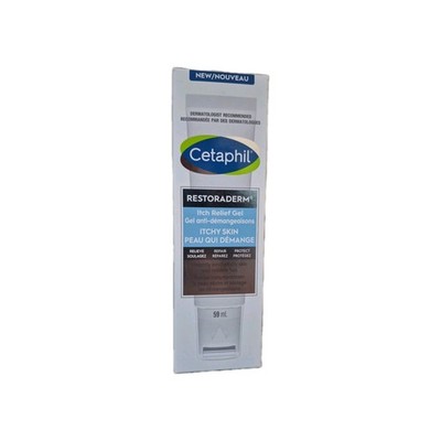 Cetaphil Restoraderm Itch Relief Gel Instant Soothes Dry Skin Gentle 59ml NEW
