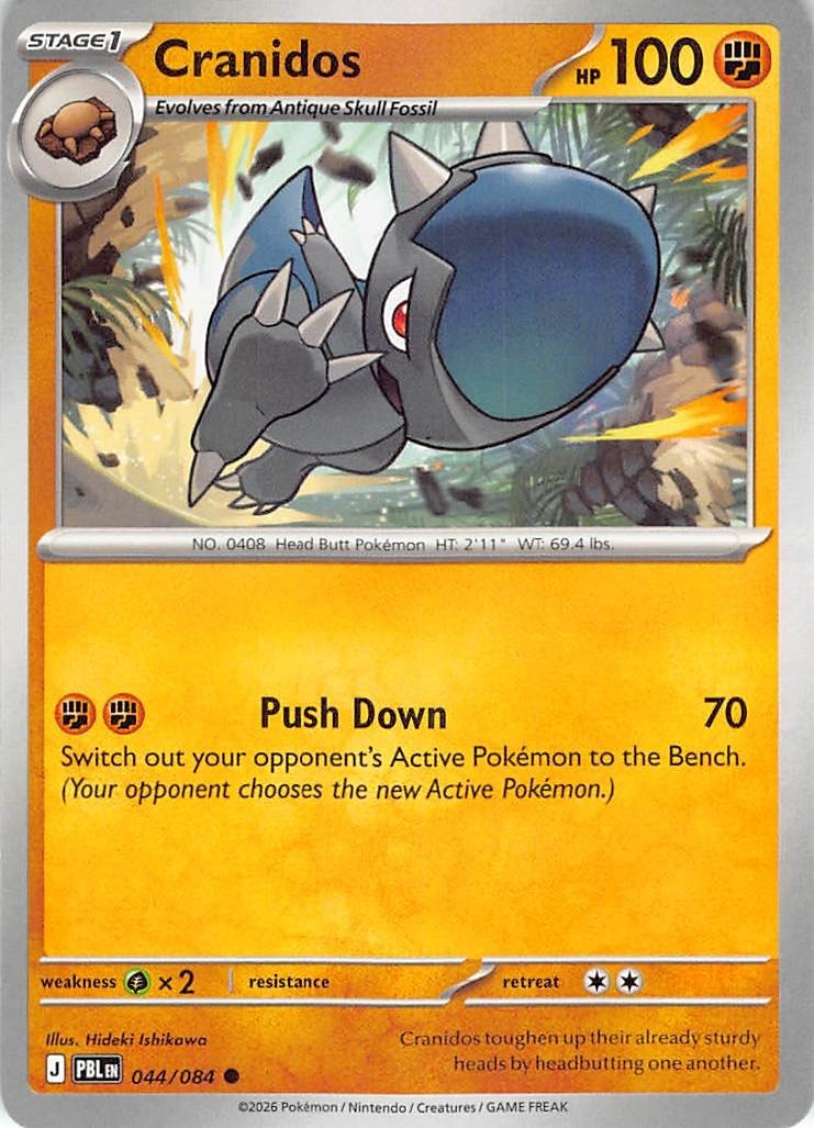 Cranidos 044/084 Me05: Pitch Black Regular