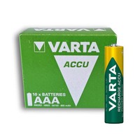 10X Varta AAA 800Mah Nimh Akku Batterien Vorgeladen