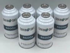 Enviro-Safe R-600a Refrigerant Inverted Piercing 6 oz 6 Cans #8070