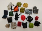 Vintage GI Joe Backpack Accessory Lot 1980s Cobra Gear Hasbro Parts
