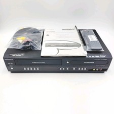 Magnavox ZV450MW8A DVD Recorder / VCR Combo With A/V Cables Remote TESTED READ