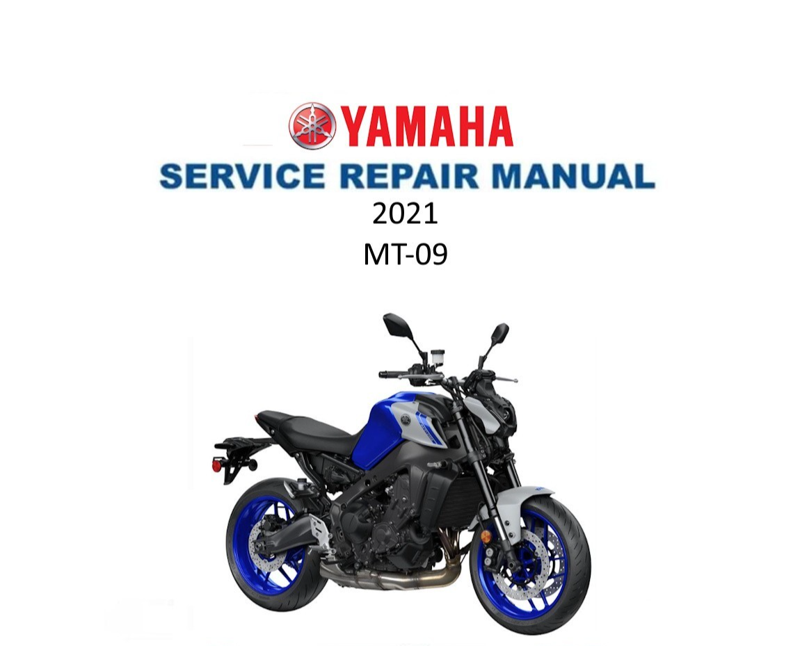 Yamaha MT-09 Service Manual | 2021 | MT-09SP Motorcycle | USB