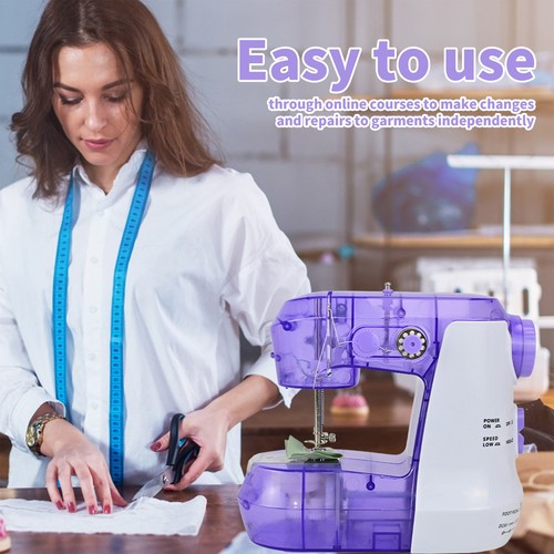 Mini 717 Electric Sewing Machine Full Automatic Sewing Machine with 26pcs Sewing - Foto 6 di 19