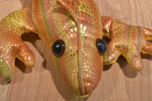 Rainforest Cafe bolsa de frijoles gecko naranja/dorada (310-3835-1) - Imagen 6 de 8