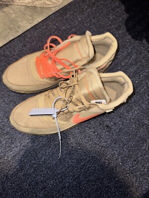 Size 11.5 - Nike Air Max 90 x OFF-WHITE Desert Ore 2019