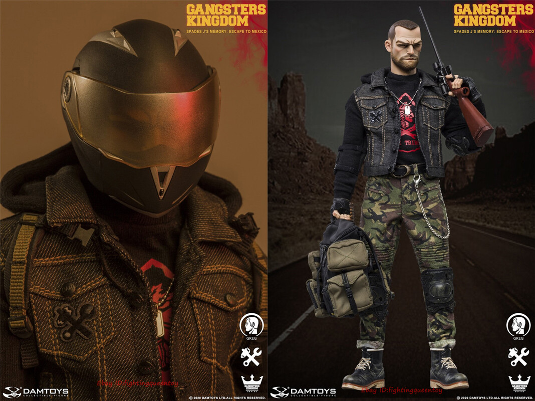 DAMTOYS GK003MK Gangsters Kingdom - Spades J's Memory Greg 1/6