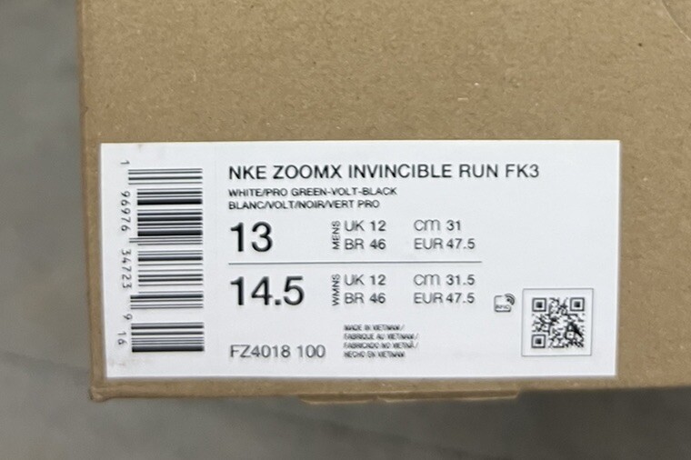 Nike ZoomX Invincible Run FK3 Wake Up Pack White Green FZ4018-100