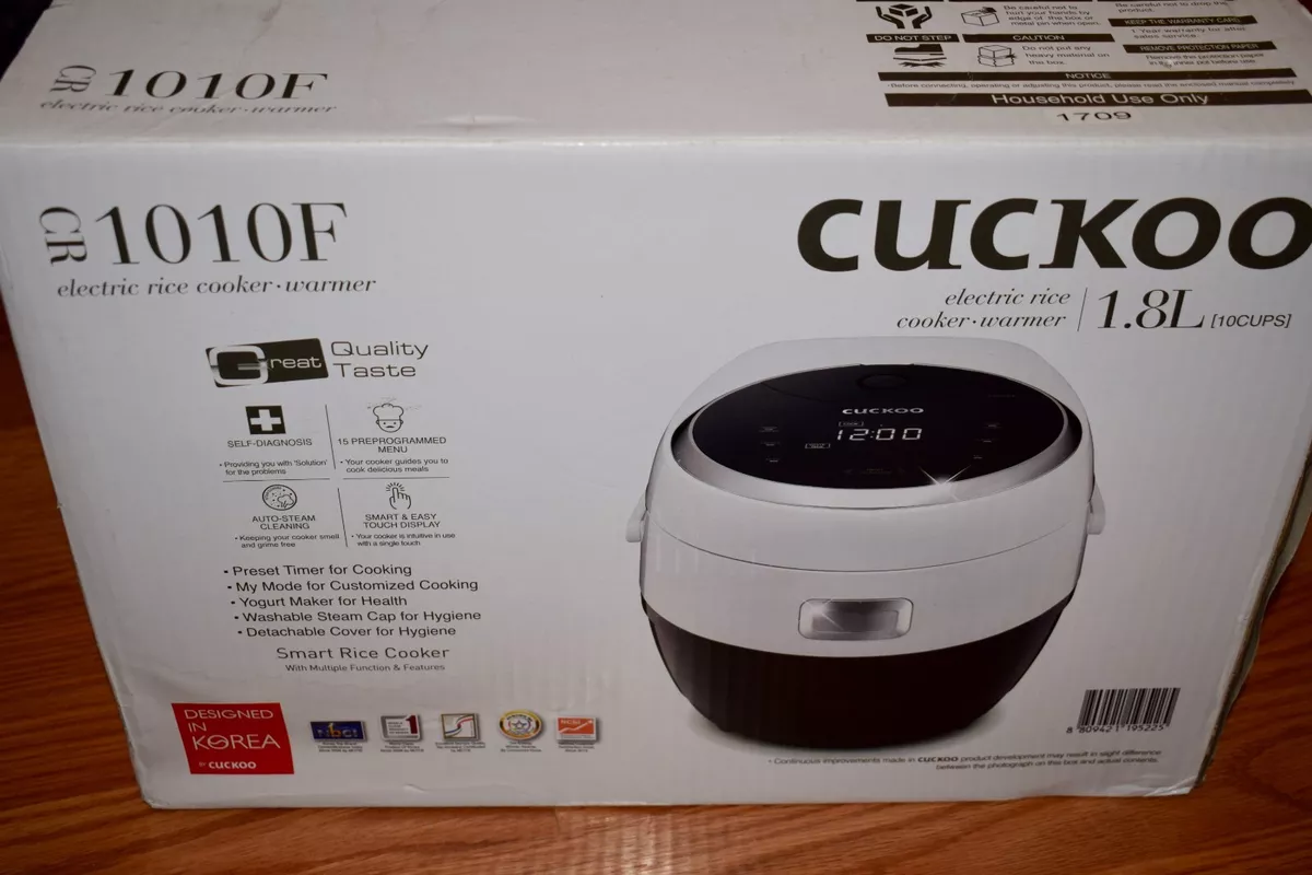 Cuckoo 10-Cup Electric Rice Cooker - White