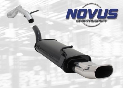 AUDI A3 8L 1,6 BIS 1,8 TURBO NOVUS SPORTAUSPUFF  TOP SOUND OVAL DT >NEUWARE