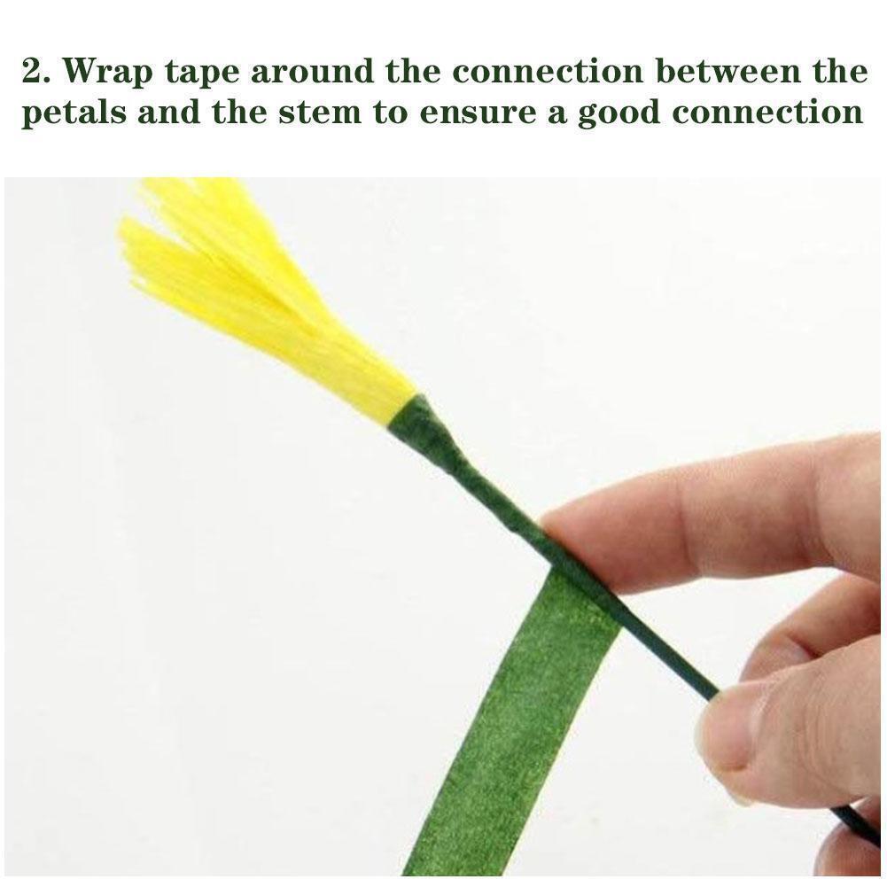Floral Tape Florist Elastic Tape Self Adhesive Green Paper Tape Type eBay