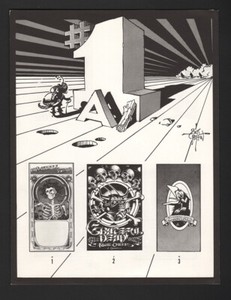 RICK GRIFFIN rare 1975 Grateful Dead poster catalog Moscoso Mouse Kelly