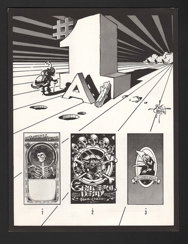 RICK GRIFFIN rare 1975 Grateful Dead poster catalog Moscoso Mouse Kelly