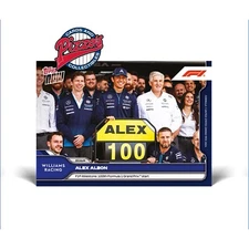 Alex Albon 100th F1 Grand Prix start 2024 Formula 1 Topps Now Card 64 In Hand