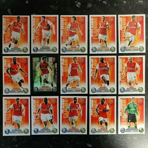 Topps Arsenal Football Sports Trading Cards & Accessories 2007-08 Season