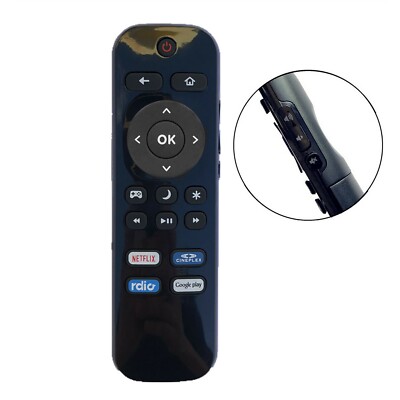New Remote For INSIGNIA ROKU TV Netflix Google Play NS-50E440NA14 NS-60E4400A14