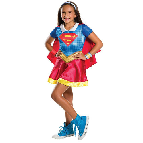 COSTUME SUPERGIRL BAMBINA 3 - 4 ANNI VESTITI SUPEREROI DC COMICS CARNEVALE  | eBay