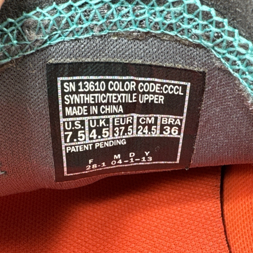 Skechers Go Bionic Damenschuhe Größe 7,5 orange grau sportlich Trail Wandern Laufen - Bild 11 von 12