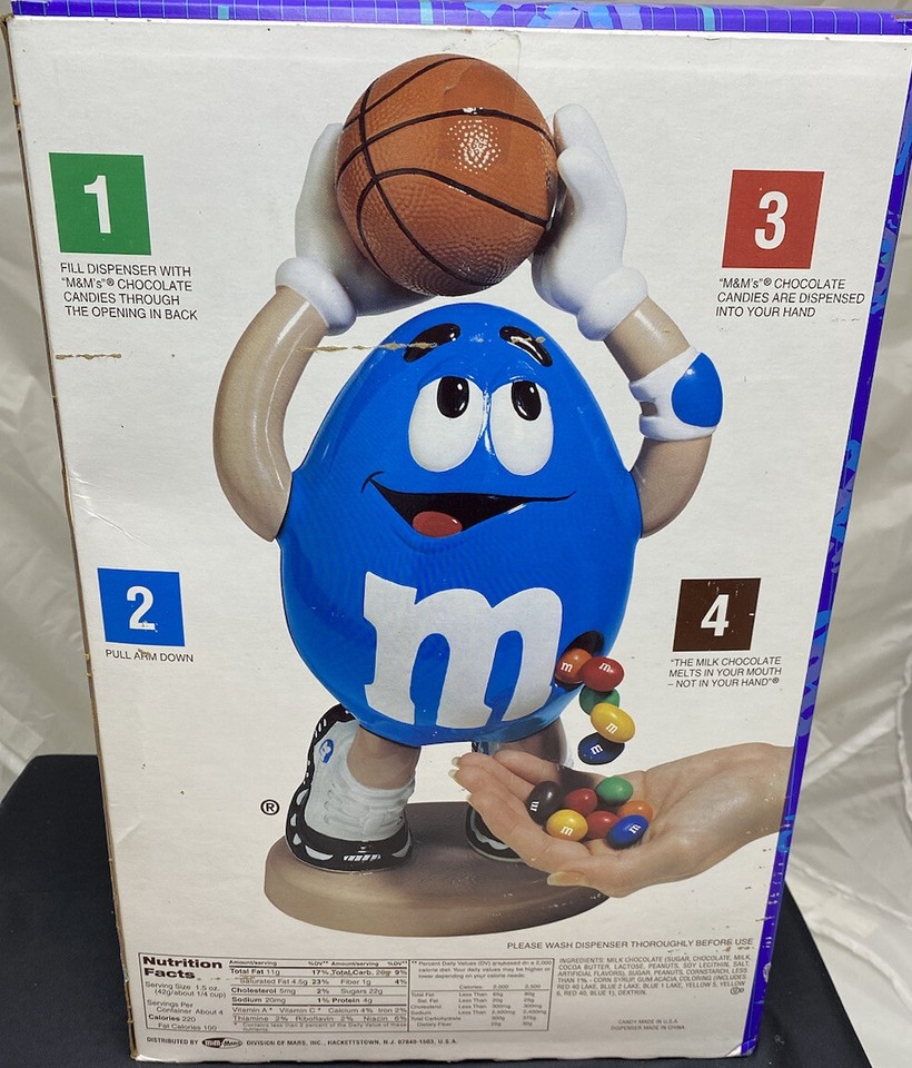 M&M's Limited Edition Blue M&M Sport Dispenser: Third in Collectible ...