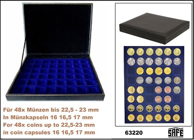 Münzkassette-20-Goldmark-Kaiserreich-48-Fächer-22,5mm-SAFE-63220-Nova-deluxe