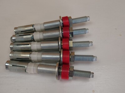 (QTY 5) Hilti Stainless Steel Anchors 1/2''X6'' HSLG  FAST SHIPPING