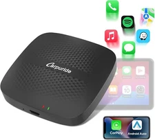 CarPlay Android Auto Wireless Adapter for iPhone/Android Phone, Converts Factor