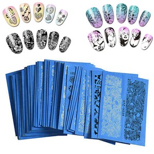 48-Sheet-Lots-Flower-Lace-Nail-Art-Water-Transfer-Decal-Sticker-Fashion-Decor