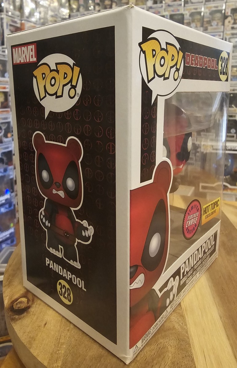 POP FUNKO 328 PANDAPOOL Figurine Deadpool sticker Hot Topic