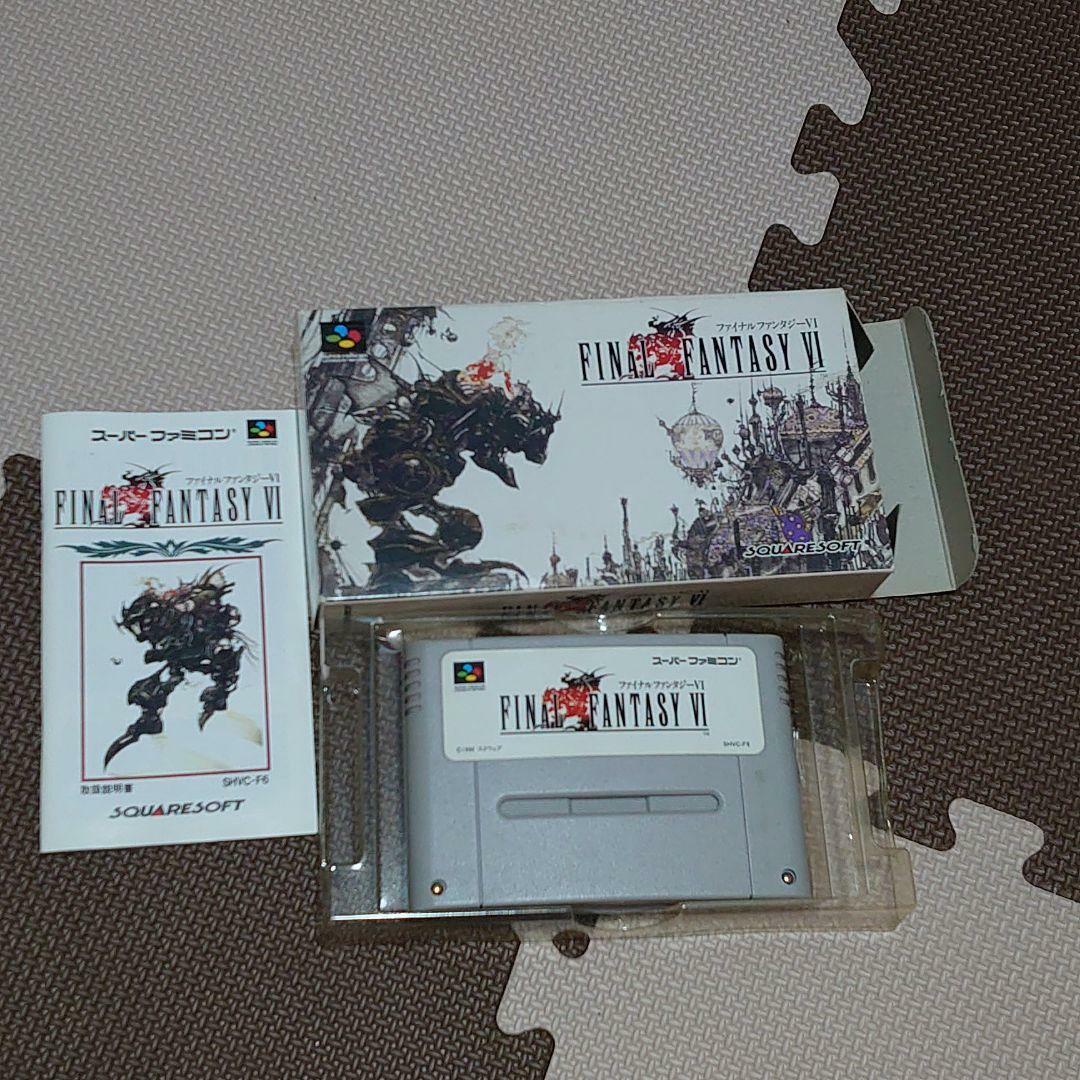 Final fantasy VI 6 Nintendo Super Famicom SFC Japan Import Final fantasy VI 6 Nintendo Super Famicom SFC Japan Import