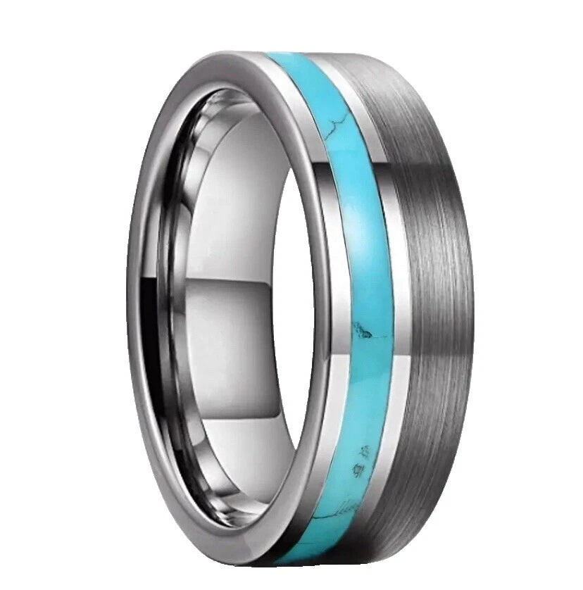 Anillo de 11 Anillos Turquesa para hombres