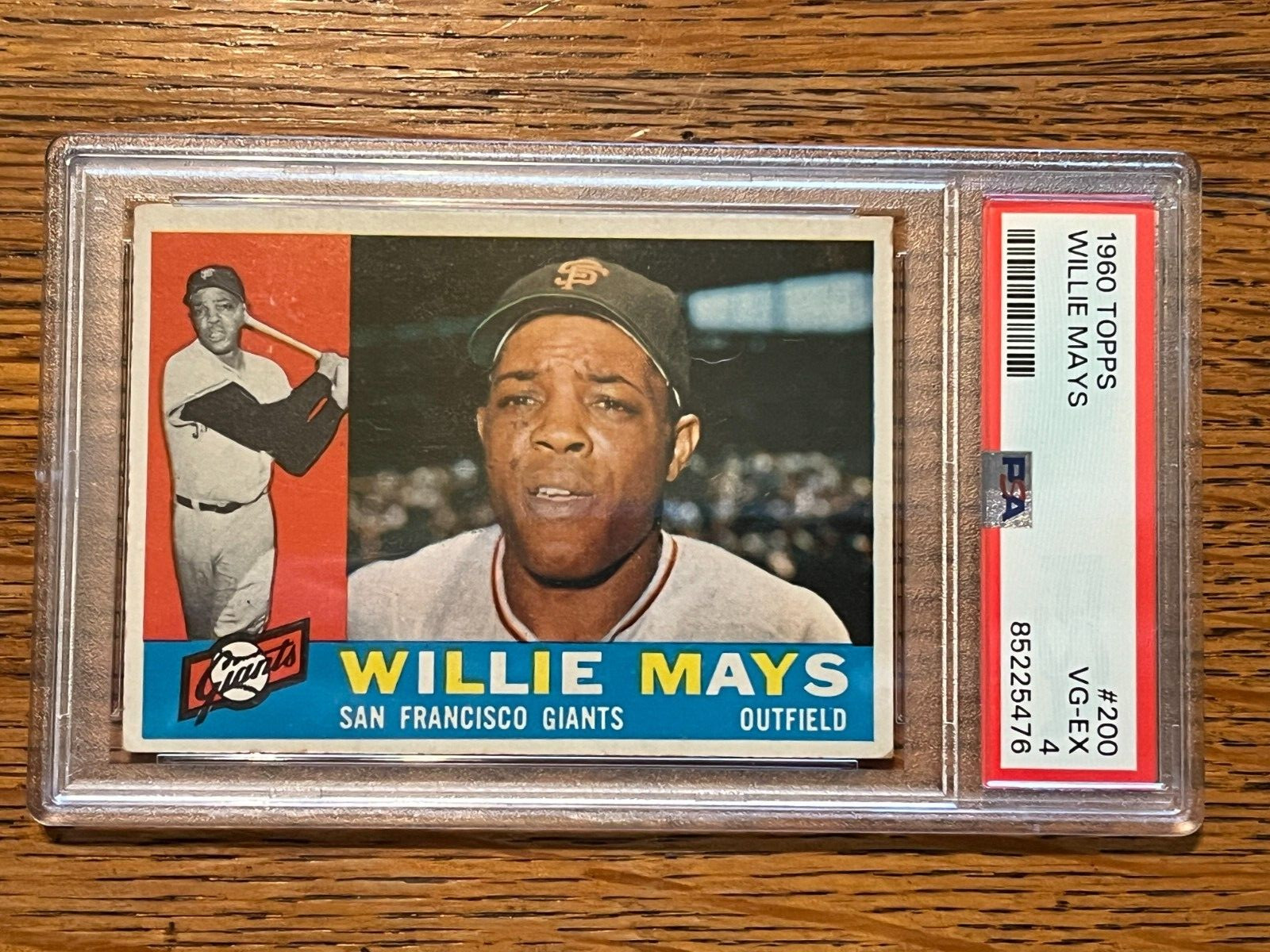 1960 Willie Mays Topps PSA 4