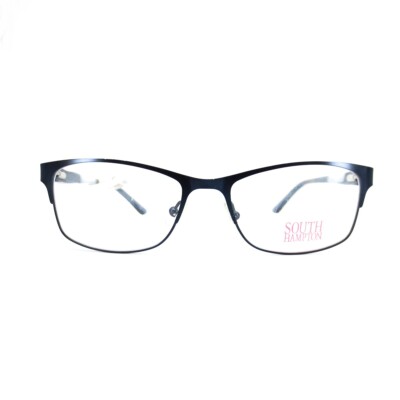 South Hampton SH 5008 BL Blue metal Rectangle Eyeglasses Frames 50[]16 135 mm