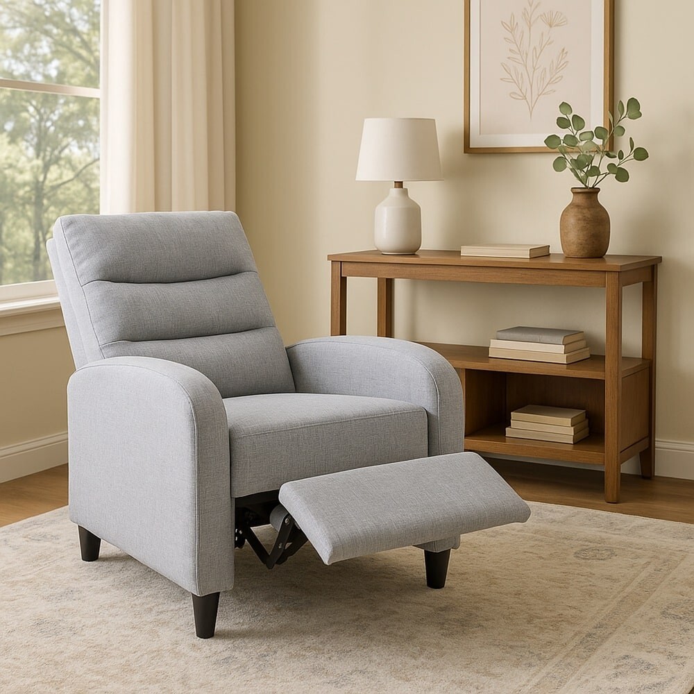 Butaca relax manual, respaldo reclinable, reposapies – Graz