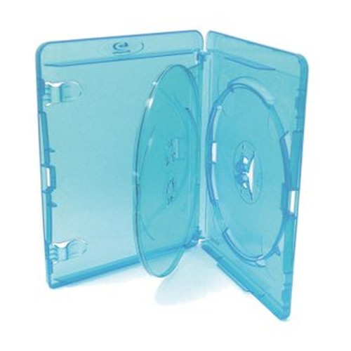 Amaray DVD Cases BluRay for 3 Discs with 15 mm Spine Pack of 20 Blue