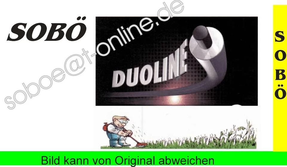 2,4mm x 15 m OREGON Duoline Mähfaden trimmerfaden lose von rolle