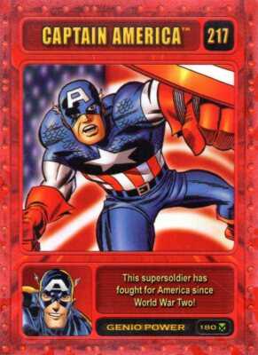 Marvel Genio  CCG  Numbers 181 - 360       Individual Trading Cards    