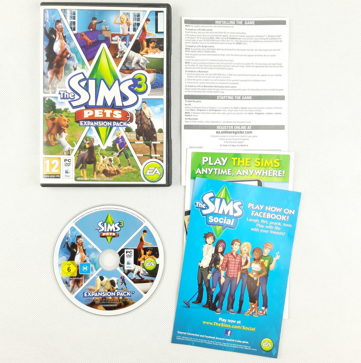 Lot Les Sims 3 Sur PC - Jeu De Base + 6 Extensions + 1 Kit - Bon état