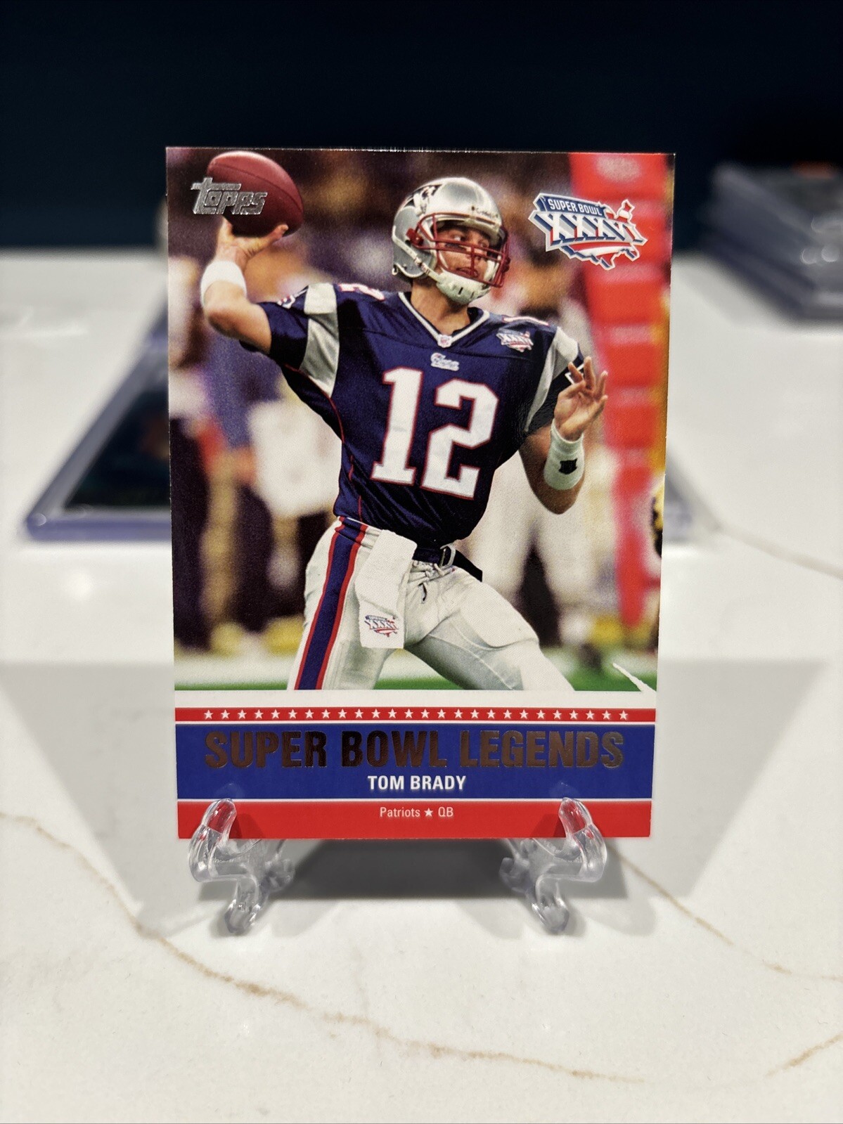 Tom Brady 2011 TOPPS SUPER BOWL LEGENDS SBL-XXXVI INVEST GOAT HOF MVP TB12