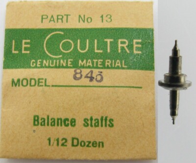 LeCoultre 845 New watch part staff balance #723